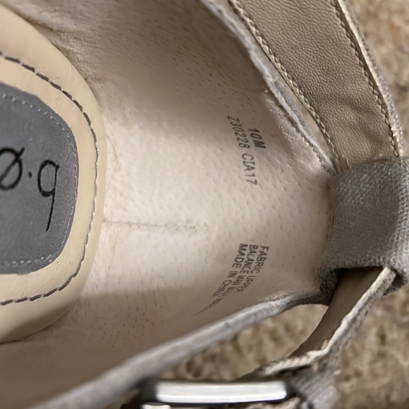 b.o.c Women’s 10M grey platform wedge - Picture 4 of 5